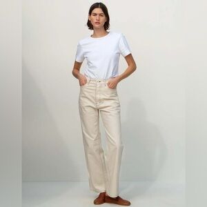 Jesse Kamm 225s in Natural with Navy Contrasting Stitch Size 12 NWT